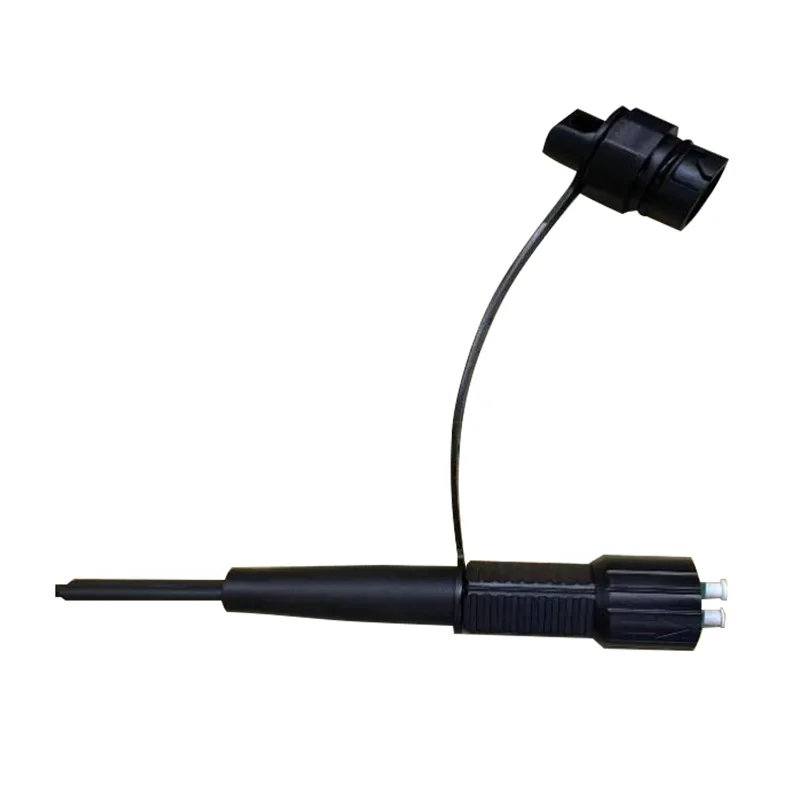 Duplex LC/UPC Waterproof Round Cable Optical Fiber Patch Cords Specification  (Accord Mini DLC Connector)
